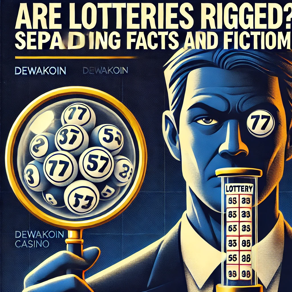 Are Lotteries Rigged? Separating Facts from Fiction