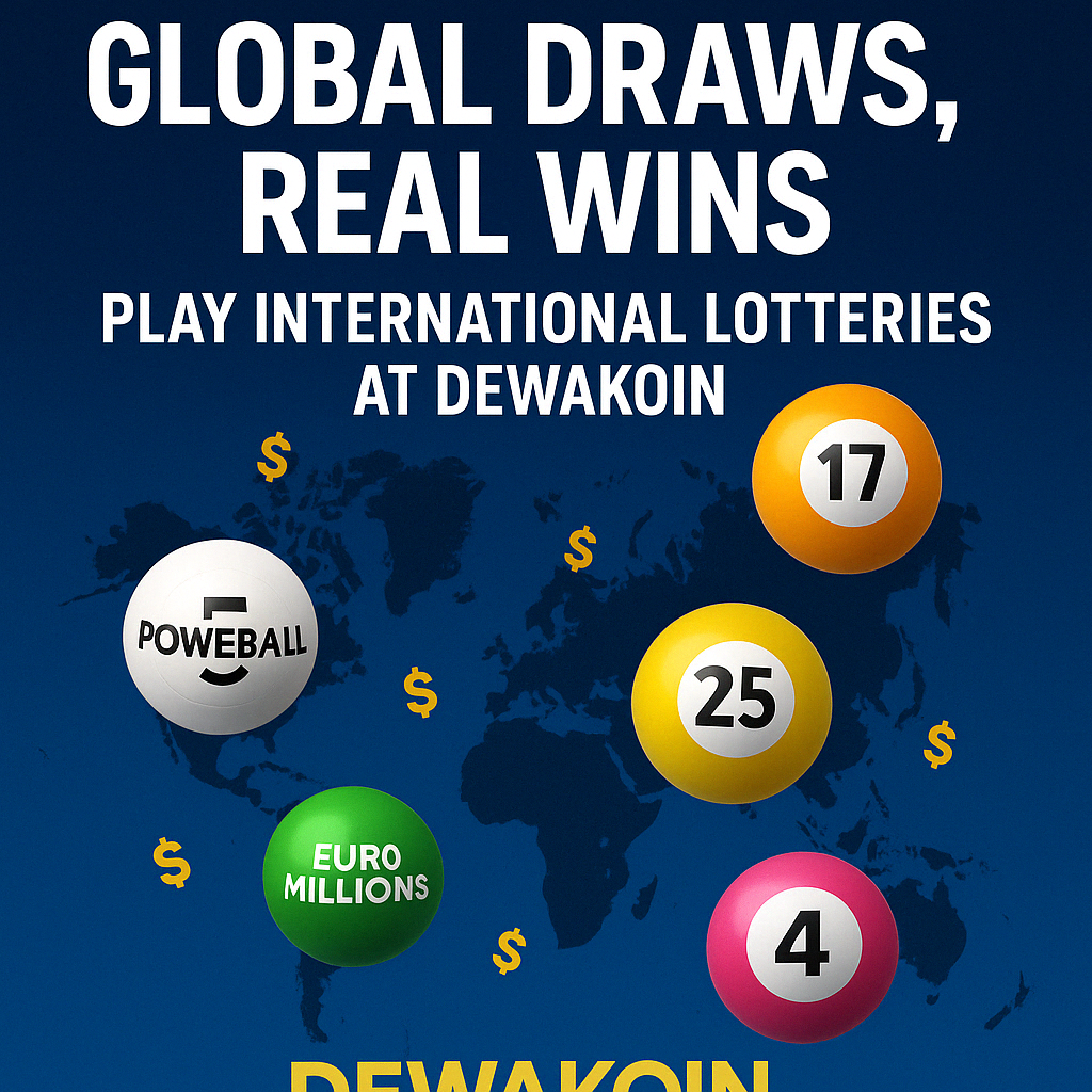 Global Draws, Real Wins: Play International Lotteries at Dewakoin