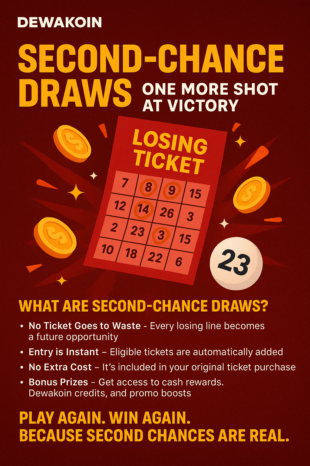 Second-Chance Draws at Dewakoin: One More Shot at Victory