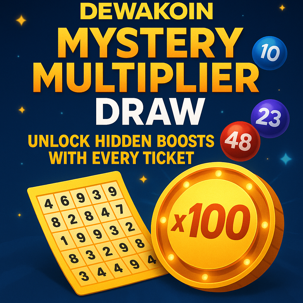 Mystery Multiplier Draw: Unlock Hidden Boosts with Every Ticket at Dewakoin