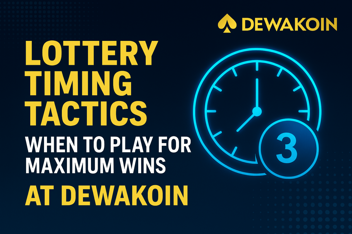 Lottery Timing Tactics: When to Play for Maximum Wins at Dewakoin