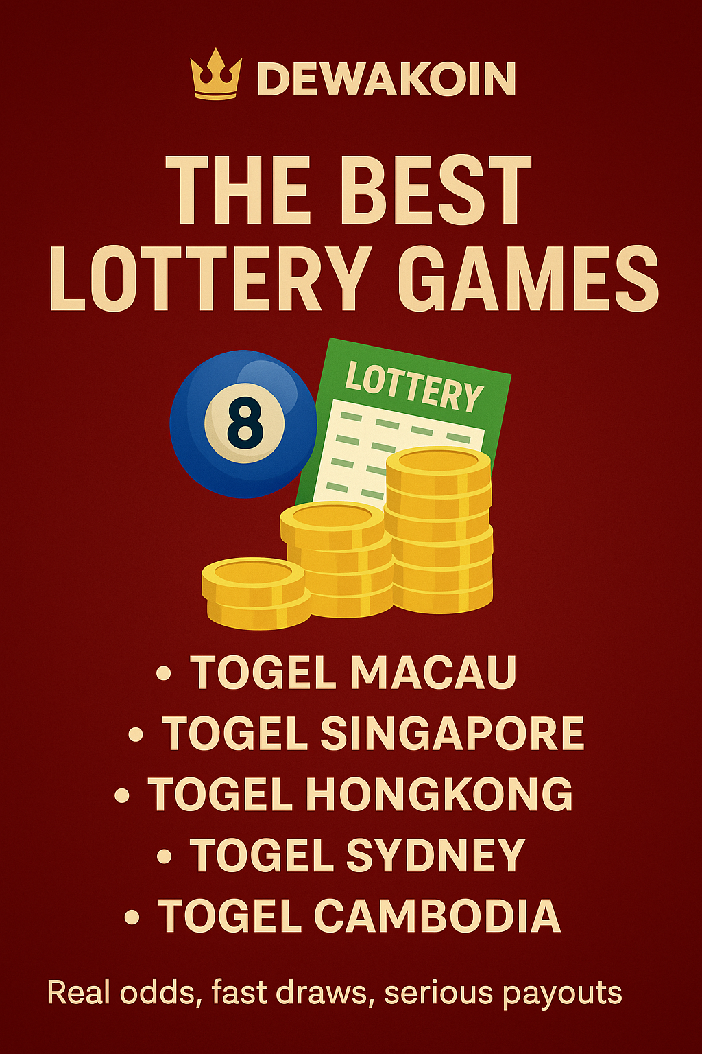 The Best Lottery Games at Dewakoin: Big Odds, Bigger Payouts