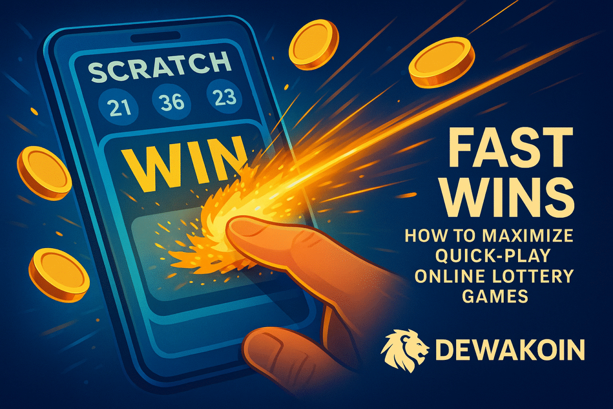 Fast Wins: How to Maximize Quick-Play Online Lottery Games