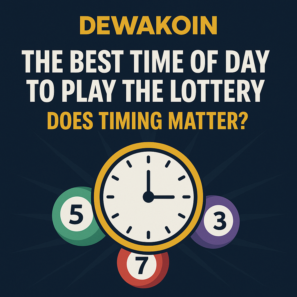 The Best Time of Day to Play the Lottery: Does Timing Matter?